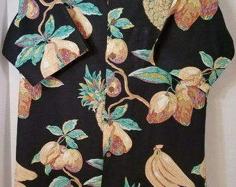 Men's Hawaiian Short Sleeved Shirt Size Small Pau Hana Cotton blend Very Nice condition Ready to Wear