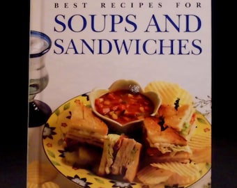 Cookbook Betty Crocker's Red Spoon Collection Soups and Sandwiches 1st Edition Great for holiday cooking Nice for beginner cooking