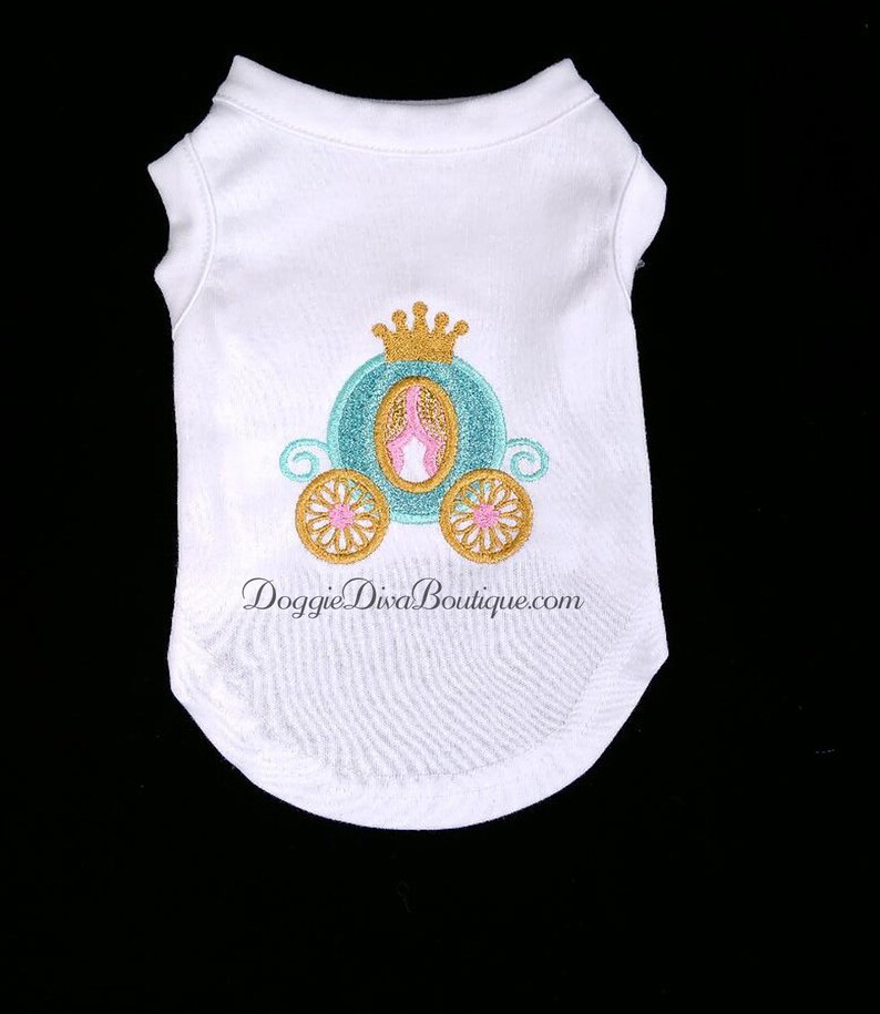 Dog T Shirt Pink and Gold Princess Dog Shirt XS Small or Etsy