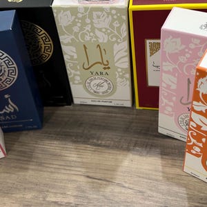 Profumo spray Yara da donna, 3 per 25 sterline, 50 ml, Eau de Parfum, fragranza araba, da indossare ogni giorno, colonia