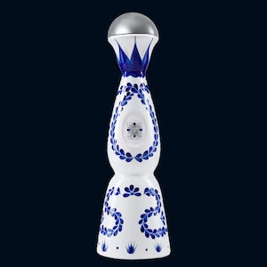 Empty 1.75L Magnum Clase Azul Reposado Bottle | Hand-Painted Ceramic Decanter | Rare Luxury Mexican Art Display | Collectible | Flower
