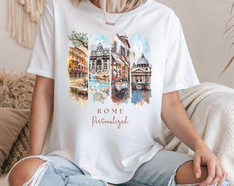 Rome Shirt Personalized | Italy Travel Tee | Italian T-Shirt