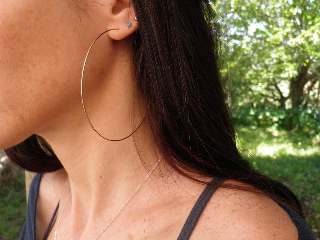 8 cm hoop earrings deals