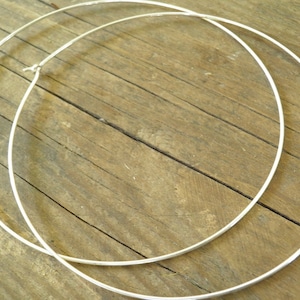 Bohemian Jewelry, Huge XXXXL Silver Hoops, 8 cm / 3.15 inch Earrings, Simple XXXXL Large Earrings, Hand Crafted Sterling Silver Hoops, Sale