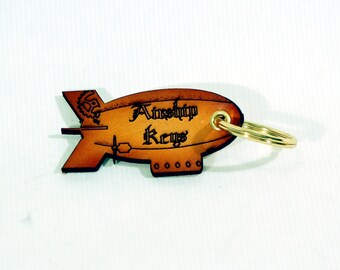 Leather "Airship Keys" Keyring