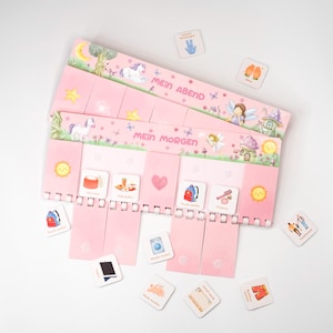 Routineplaner Kinder – ZAUBERWALD 2er-Set mit 140 Symbolkarten | Kindergarten | Schule | Montessori | Tagesroutinen | Tagesplan