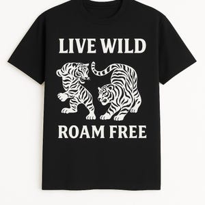 Tiger Print Unisex T-Shirt