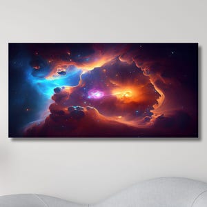 Orion Nebula Canvas Wall Art/Space Print Kids Room/Astronomy Gift/Celestial Artwork/NASA Painting/Galaxy Poster/Cosmic Prints/Space Decor/41