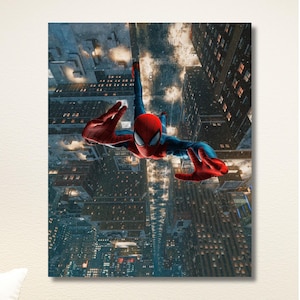 Spider-Man Poster/Spider-man Canvas Wall Art/Spider-Man Wall Decor Kids Gifts Spiderman Gift decorative painting/Spider-Man Canvas Print Art