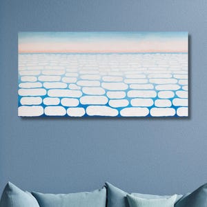 Above The Clouds Art,Georgia O&#39;Keeffe,Cloud Canvas Art,Surreal Wall Decor,Abstract Canvas Art,Modern Wall Decor,Reproduction Art,Sky Above