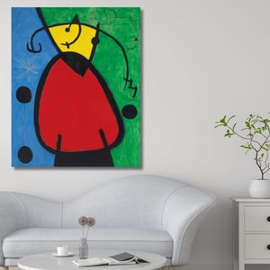 JOAN MIRO The Birth of Day Poster Art Canvas Print,Exhibition Poster art,Joan Miro Print,Surrealism Art,Office Room Decor,Abstract Wall Art