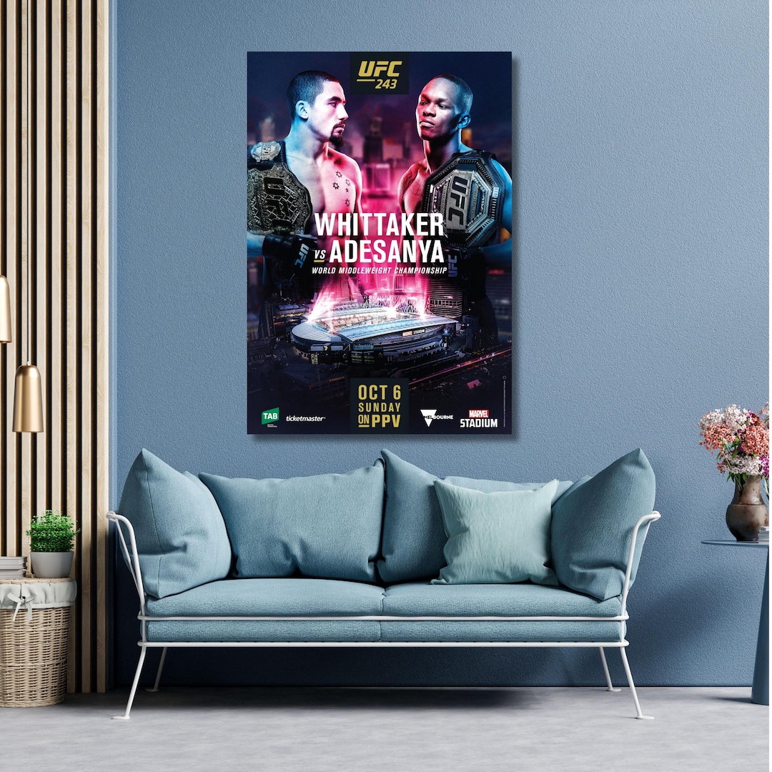 UFC 243 Whittaker Vs Adesenya World Middleweight Championship