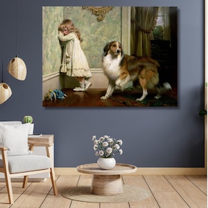 Charles Burton Barber A Special Pleader Art Print, Charles Burton Canvas Wall Art, Canvas Print, Animal Painting, Canvas Poster, Wall Decor