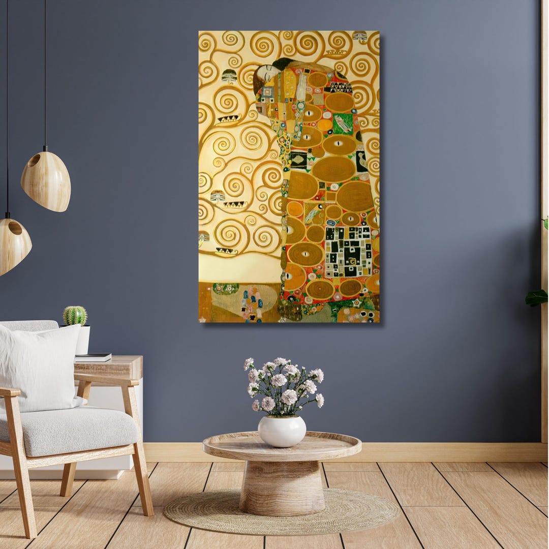 Gustav Klimt the Tree of Life Canvas Painting Symbolist Art Print ...