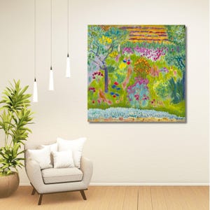 Pierre Bonnard Painting Canvas Art,Garden (1935) by Pierre Bonnard Canvas Wall Art,Pierre Bonnard Wall Art,Pierre Bonnard Art,Ready To Hang