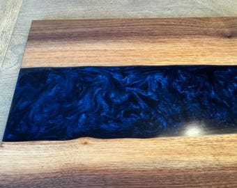 2-Sided Expoxy River Charcuterie Board