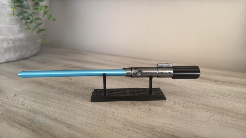 Anakin Luke Skywalker Legacy Lightsaber Pen | Hand-Painted 3D Print Graflex Detail (Display Stand) image 2