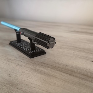 Anakin Luke Skywalker Legacy Lightsaber Pen | Hand-Painted 3D Print Graflex Detail (Display Stand) image 4