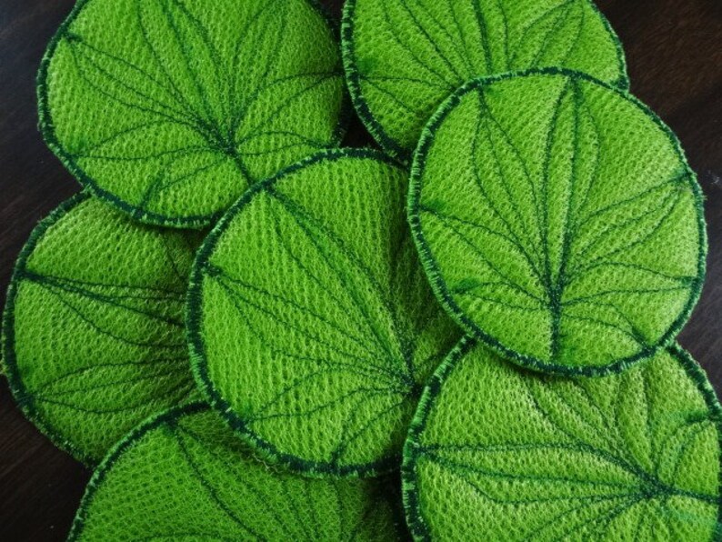 cannabisLeaf scrubbies 3 to a pack image 2