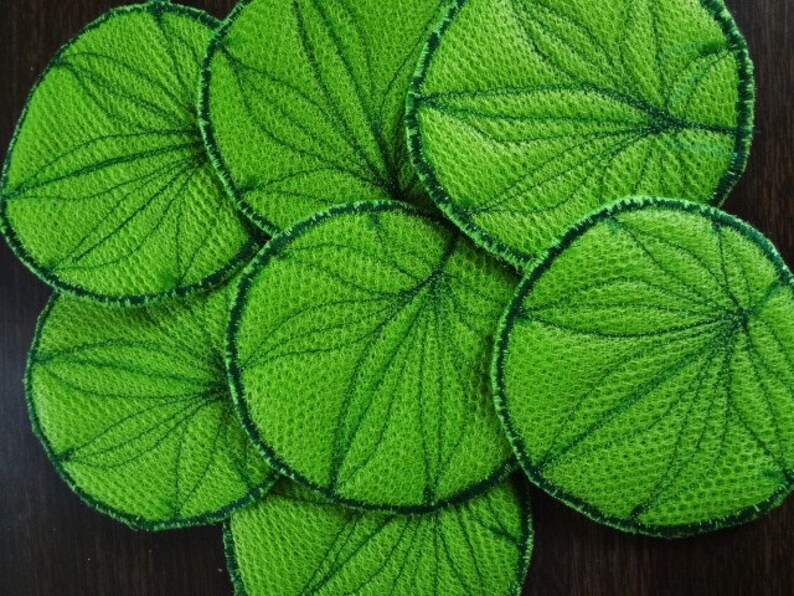 cannabisLeaf scrubbies 3 to a pack image 3