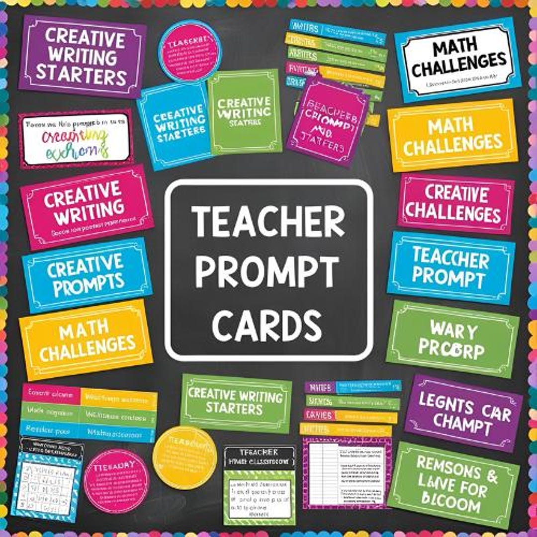 240+ Teacher Prompt Bundle | Classroom Starters, Writing, Math, Science ...