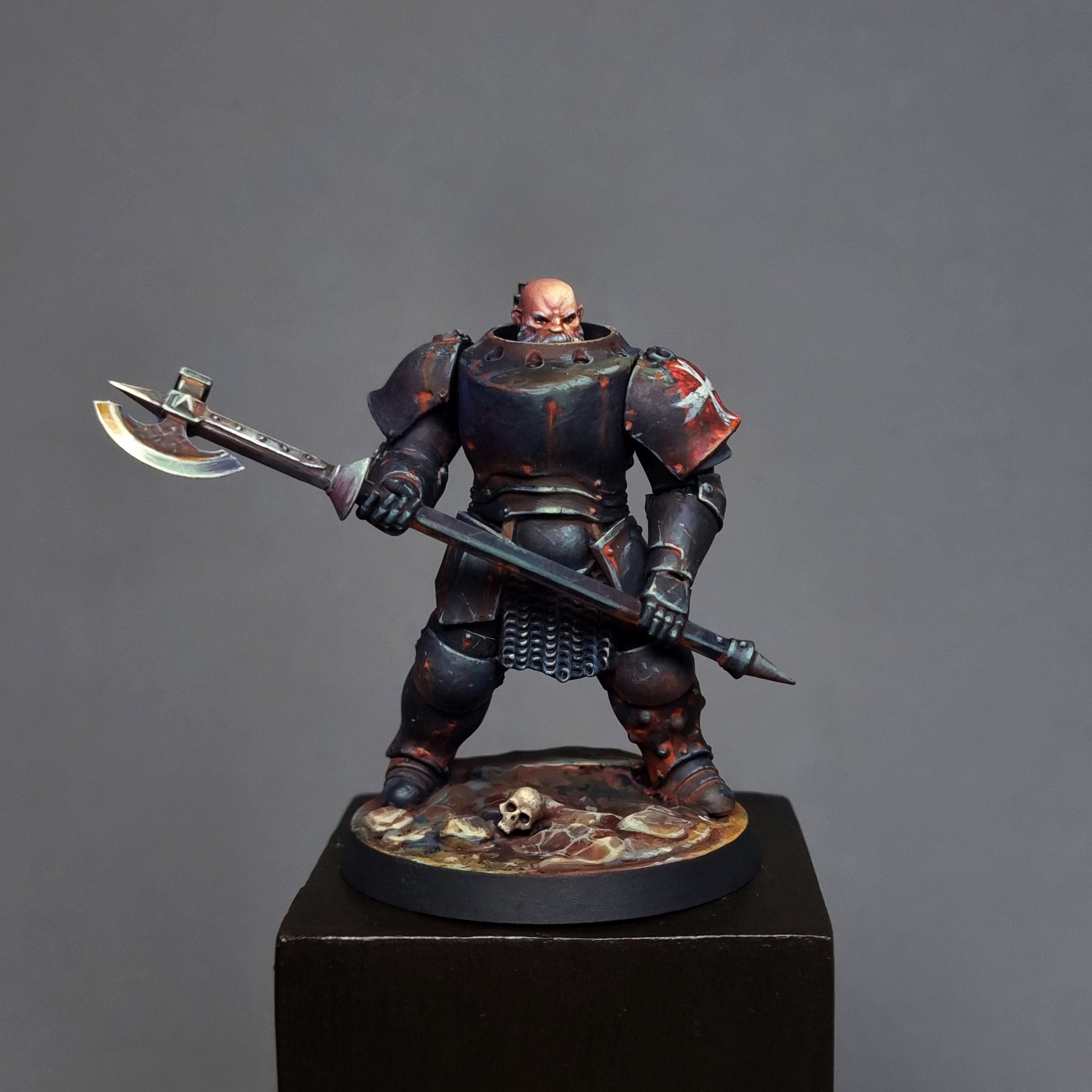 Painted Trench Crusade New Antioch Heavy Infantry Polearm Grimdark