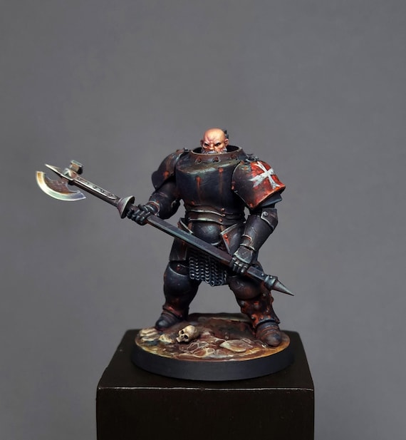 Painted Trench Crusade New Antioch Heavy Infantry Polearm Grimdark