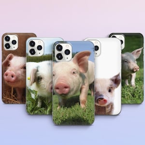 Funda de cerdito para iPhone 16 Pro Max, 15 Pro, 14 Plus, 13, 12, 11 XS, Google Pixel 9 Pro XL, 8 Pro, 7 A, 6
