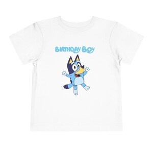 Bluey Birthday Boy Toddler Tee