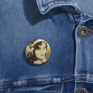 Pines de películas, botones de Hollywood, insignias de películas clásicas, accesorios de cine vintage, recuerdos del viejo Hollywood