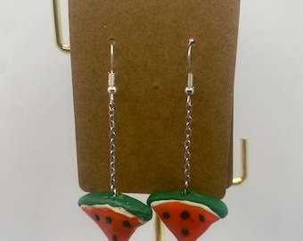 Watermelon earrings