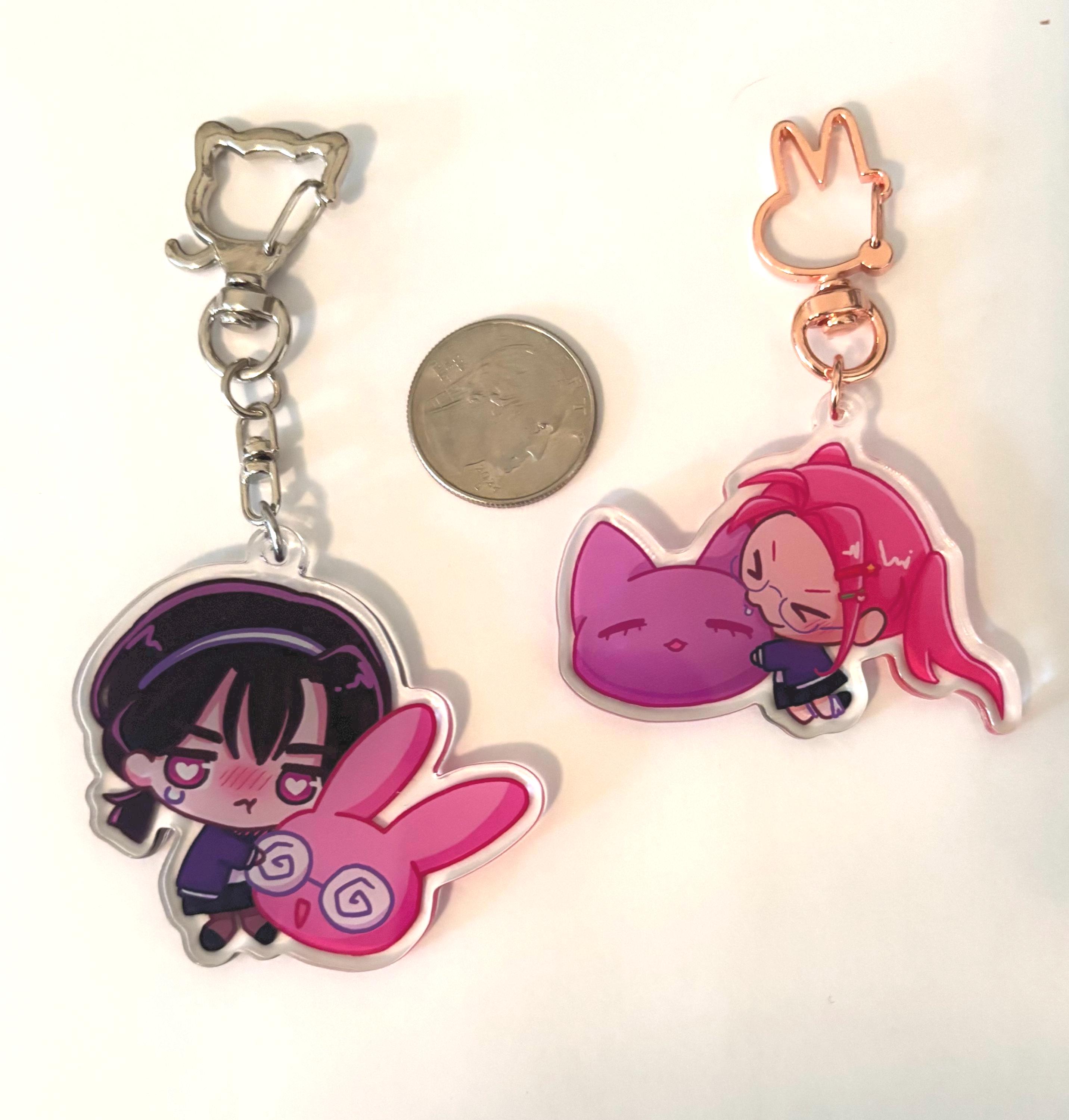 Mizisua ALNST Highschool AU Keychains - Etsy