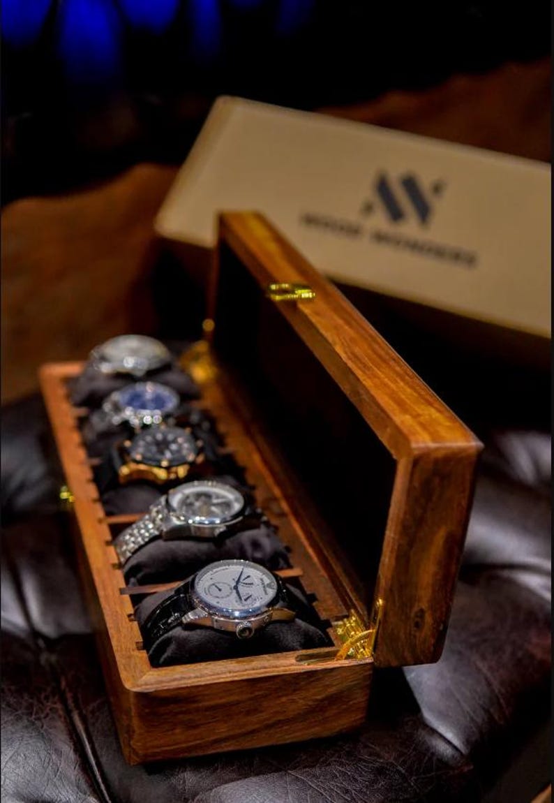 Watch Box for Men Handmade Wooden Luxury Box,wooden Watch Case, Watch ...