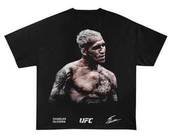 チャールズ・オリヴェイラTシャツ、ブロンクスファンのヴィンテージデザイン