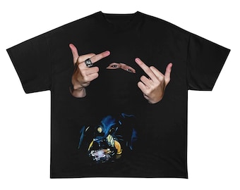 EsDeeKid Middle Finger Shirt | EsDeeKid Merch | Uk Rapper EsDeeKid