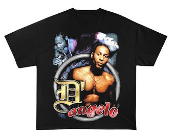 D'angelo Vintage T-Shirt, Brown Sugar Tour Tee T-Shirt, Concert Merch, RIP Legend Music T-Shirt, D'angelo Memories T-Shirt