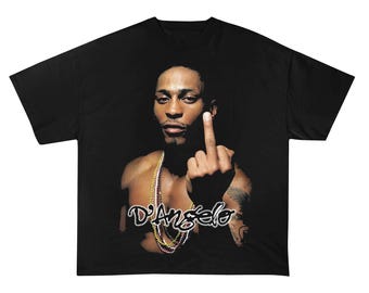 D'angelo Middle Finger T-Shirt, Brown Sugar Tour Tee T-Shirt, Concert Merch, RIP Legend Music T-Shirt, D'angelo Memories T-Shirt
