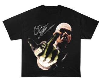Chris Brown Vintage Middle Finger Vintage Shirt, Cool Hip Hop Streetwear Graphic Tee – Urban Style Hand Drawn Shirt