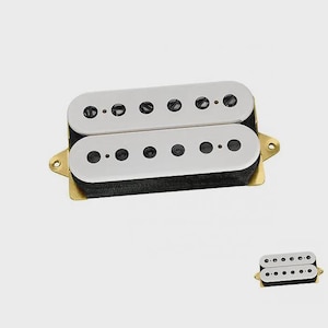 DiMarzio DP155 The Tone Zone Humbucker Pickup F-spaced, white with black pole