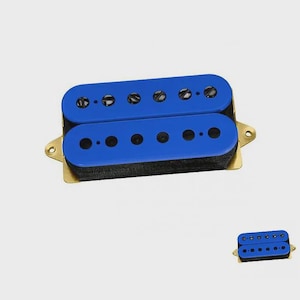 Dimarzio F-Spaced DP193 Air Norton Humbucker Pickup, Blue with Black pole