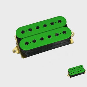 DiMarzio DP151 PAF Pro Humbucker Pickup Green With black pole