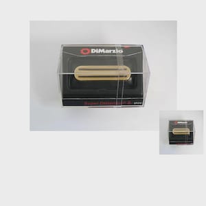 DiMarzio DP218 Super Distortion S Single Coil Bridge Pick-up with Gold cover