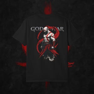 God of War, Kratos T-Shirt, Unisex Gaming Tee, Norse Mythology Shirt, PS Gamer Gift, Cool Graphic Top