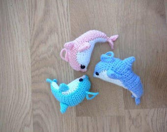 Dolphin Crochet Pattern PDF – Cute Amigurumi Sea Animal Toy Pattern for Ocean Lovers, DIY Gifts & Marine Decor