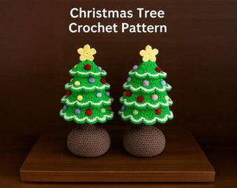 Amigurumi Christmas Tree Crochet Pattern | Holiday Decoration (PDF Pattern)