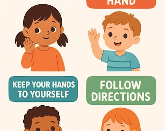 School Rules Classroom Poster