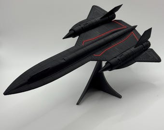 Avión modelo SR-71 Blackbird, juguete, figura, kit de construcción, horno