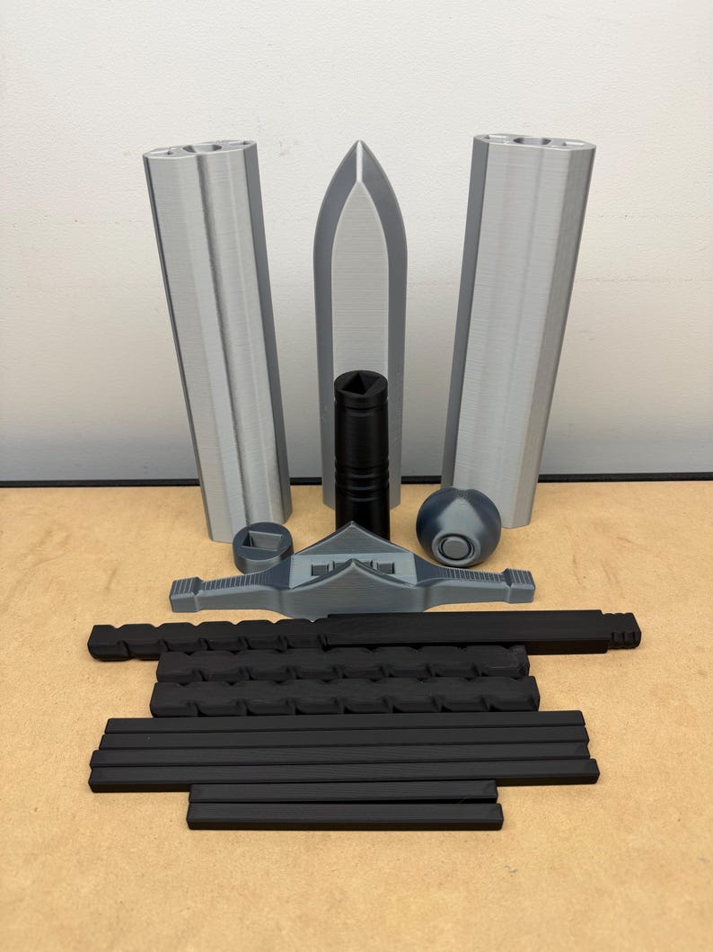 Prop Build Modular Sword Viking 3 Toy Prop Build Loot Lab Cosplay Display Build ...