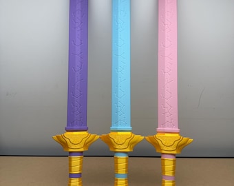 K-Pop Demon Hunters Rumi's Sword Kids Toy Prop Build Loot Lab Multi size Colour