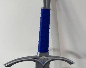 Kit de construcción de figuras de juguete de El Señor de los Anillos ESDLA de Glamdring con la espada de Gandalf y horno